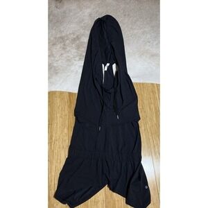 Lululemon Black Women's Romper Size 6 Casual Razor Back One Piece Shorts Rare